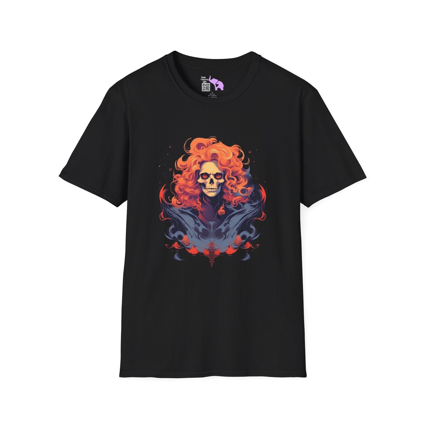 Creepy Ghost 8 Adult T-shirt