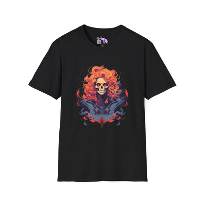 Creepy Ghost 8 Adult T-shirt