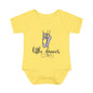Little Ballerina Infant Baby Rib Bodysuit