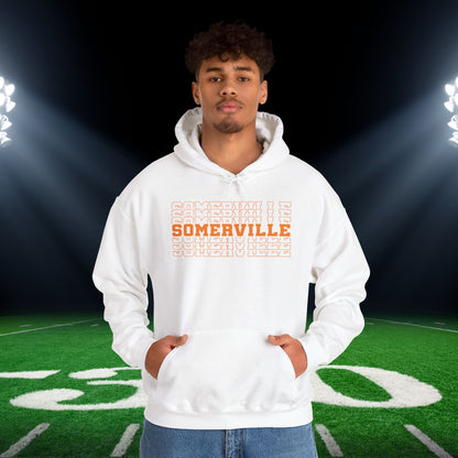 Somerville (Stacked) Adult Heavy Blend™ Hooded Sweatshirt