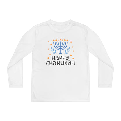 Happy Chanukah Youth Long Sleeve Tee