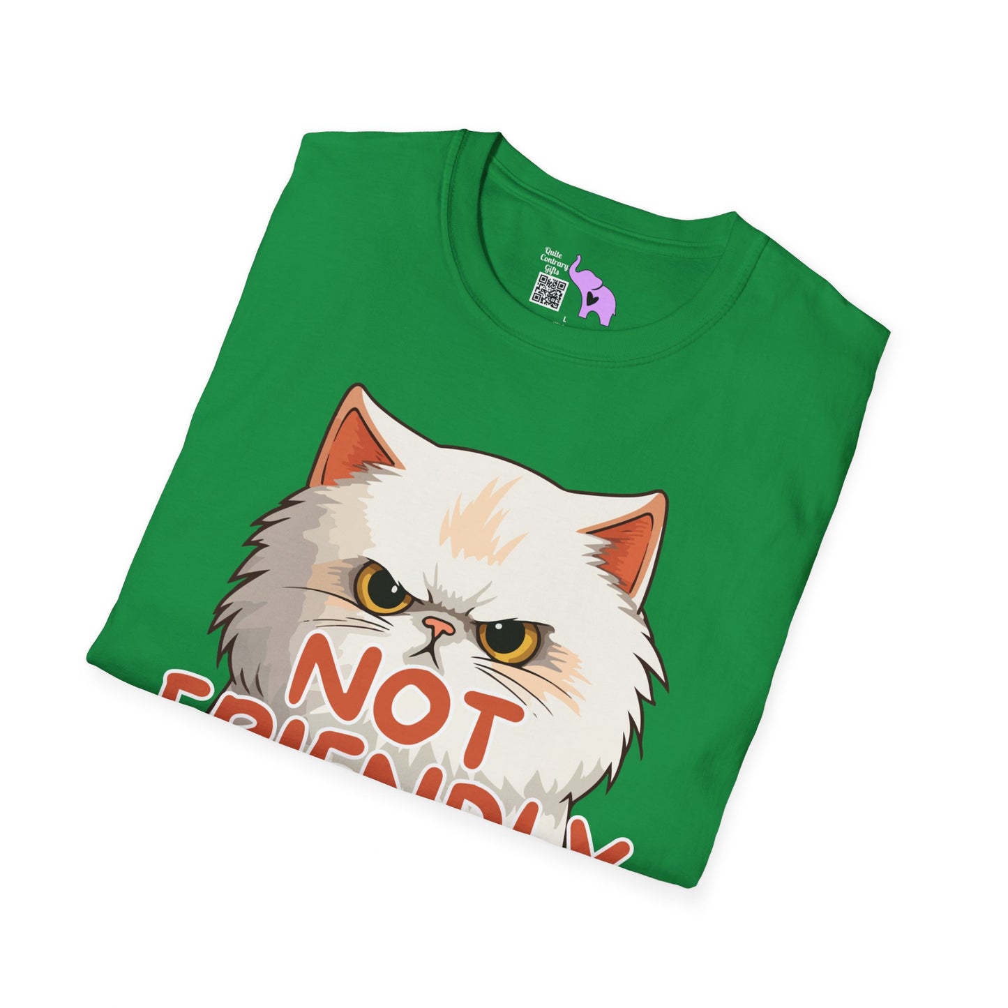 Not Friendly Do Not Touch Cat T-shirt