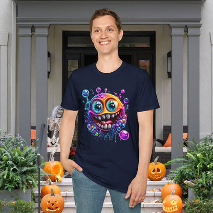 Bubbly Monster Adult T-shirt