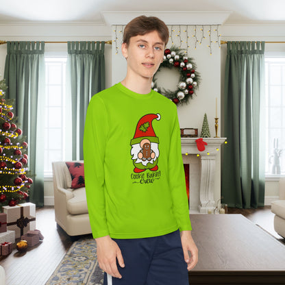 Cookie Baking Crew Gnome Youth Long Sleeve Tee