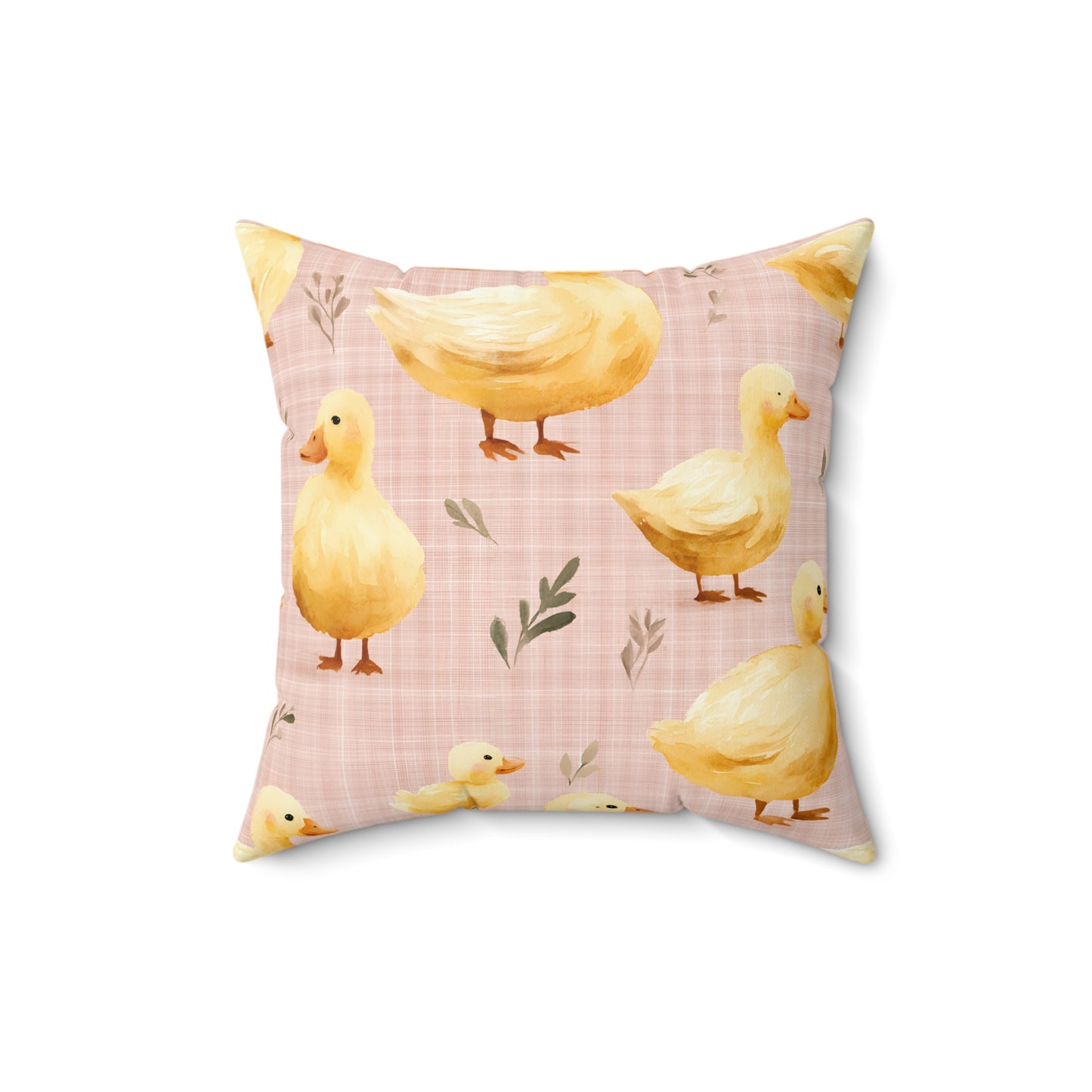 Ducky Daydream Throw Pillow