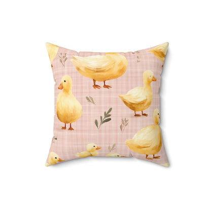 Ducky Daydream Throw Pillow