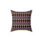 Midnight Clay Cairn Stripes Throw Pillow