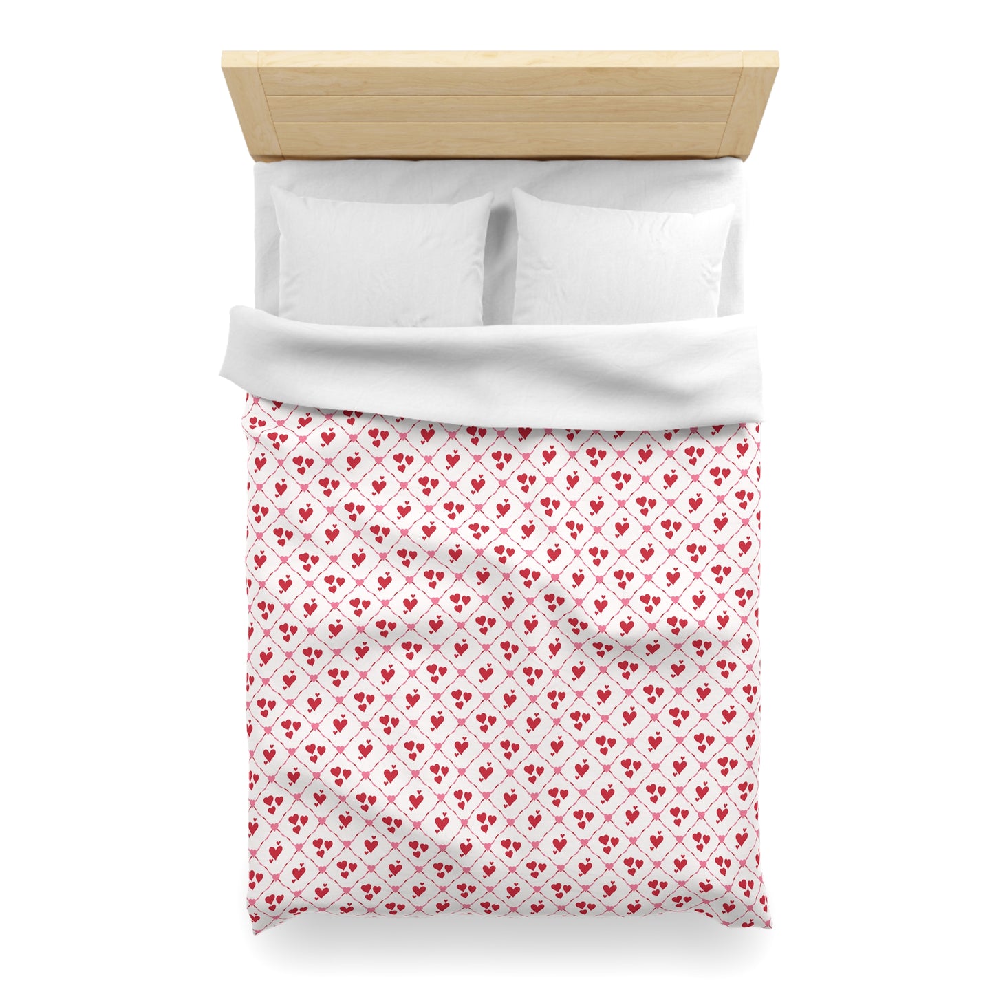 Cupid’s Lattice Microfiber Duvet Cover