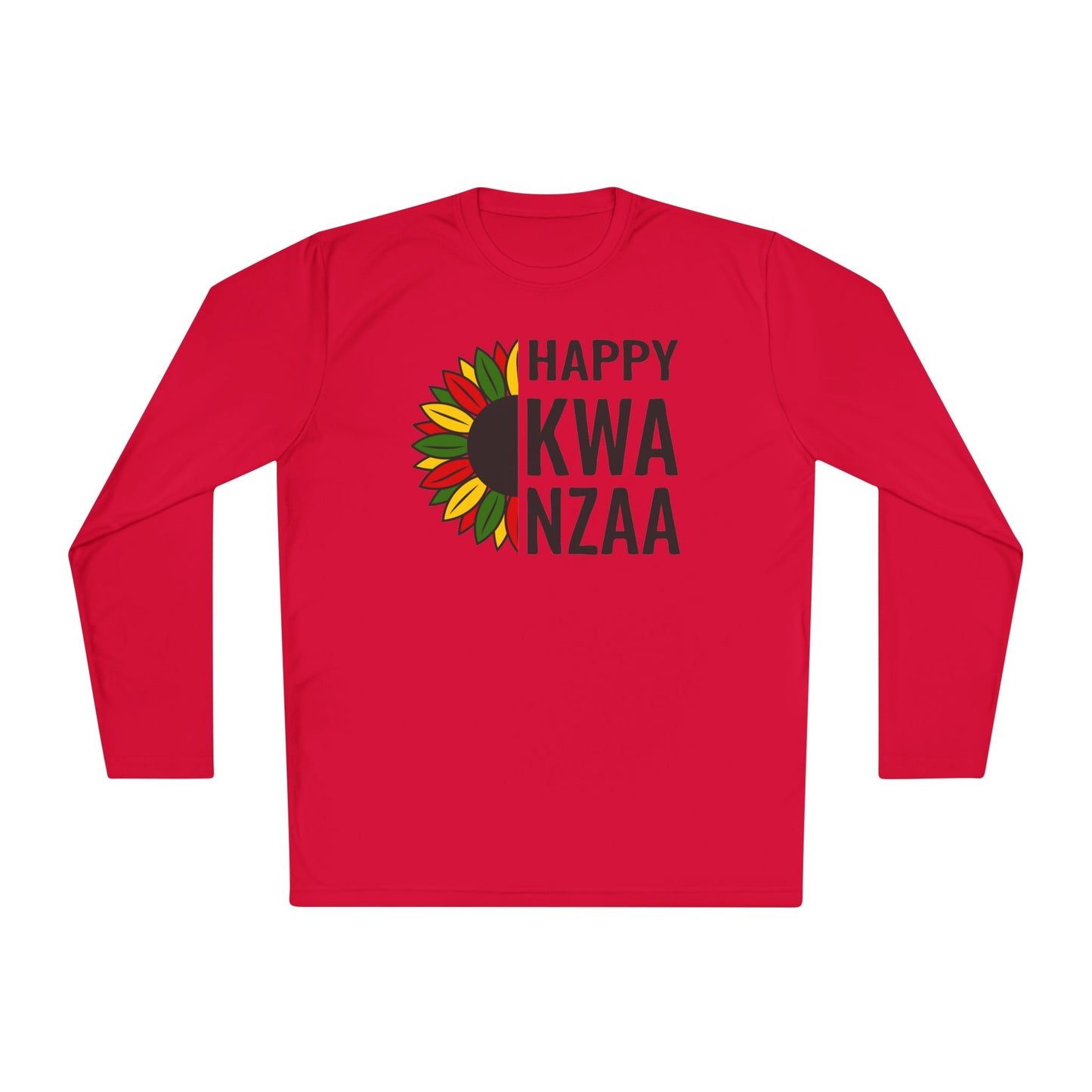 Happy Kwanzaa (Sunflower) Adult Long Sleeve Tee