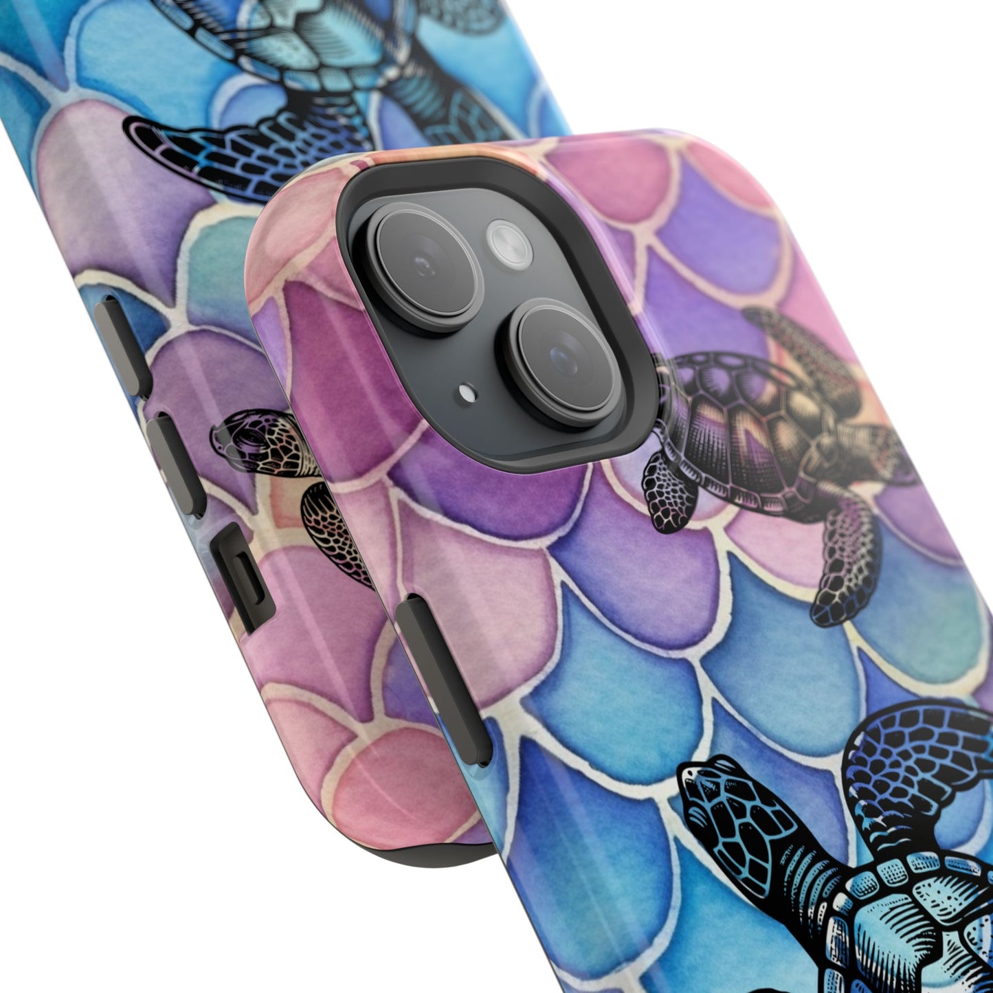 Sea Turtle Silhouette MagSafe® Compatible Tough Case for iPhone