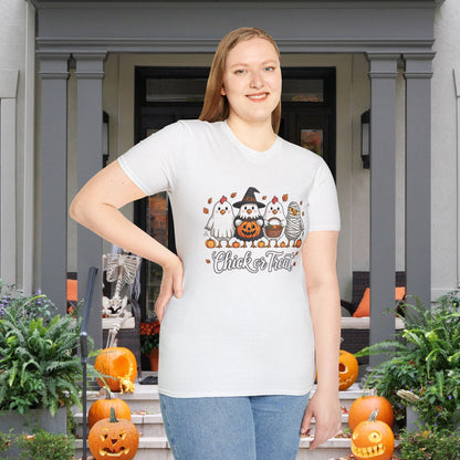 Chick or Treat Adult T-shirt