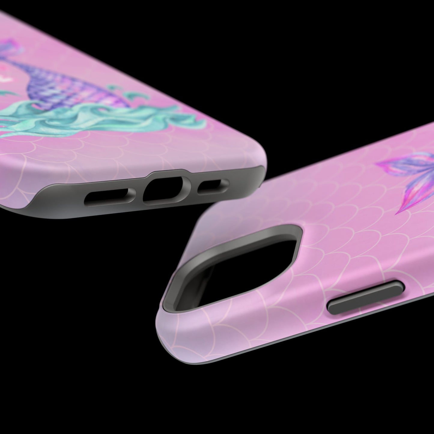 Pink Mermaid Life MagSafe® Compatible Tough Case for iPhone