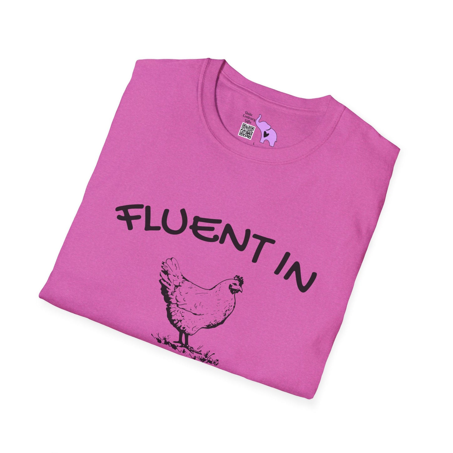 Fluent in Fowl Language Adult T-shirt