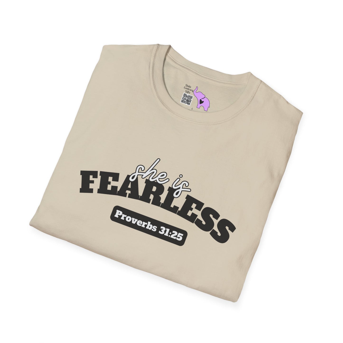 She Is Fearless Proverbs T-shirt