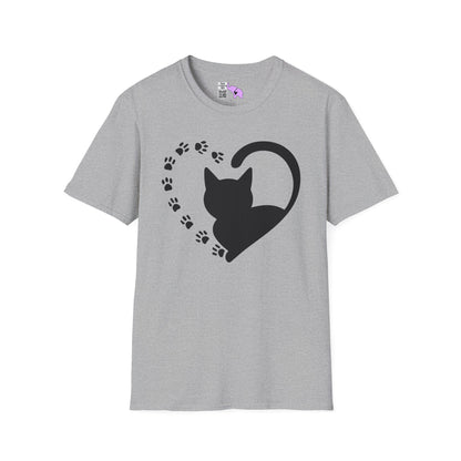 Paws of Love Adult T-shirt