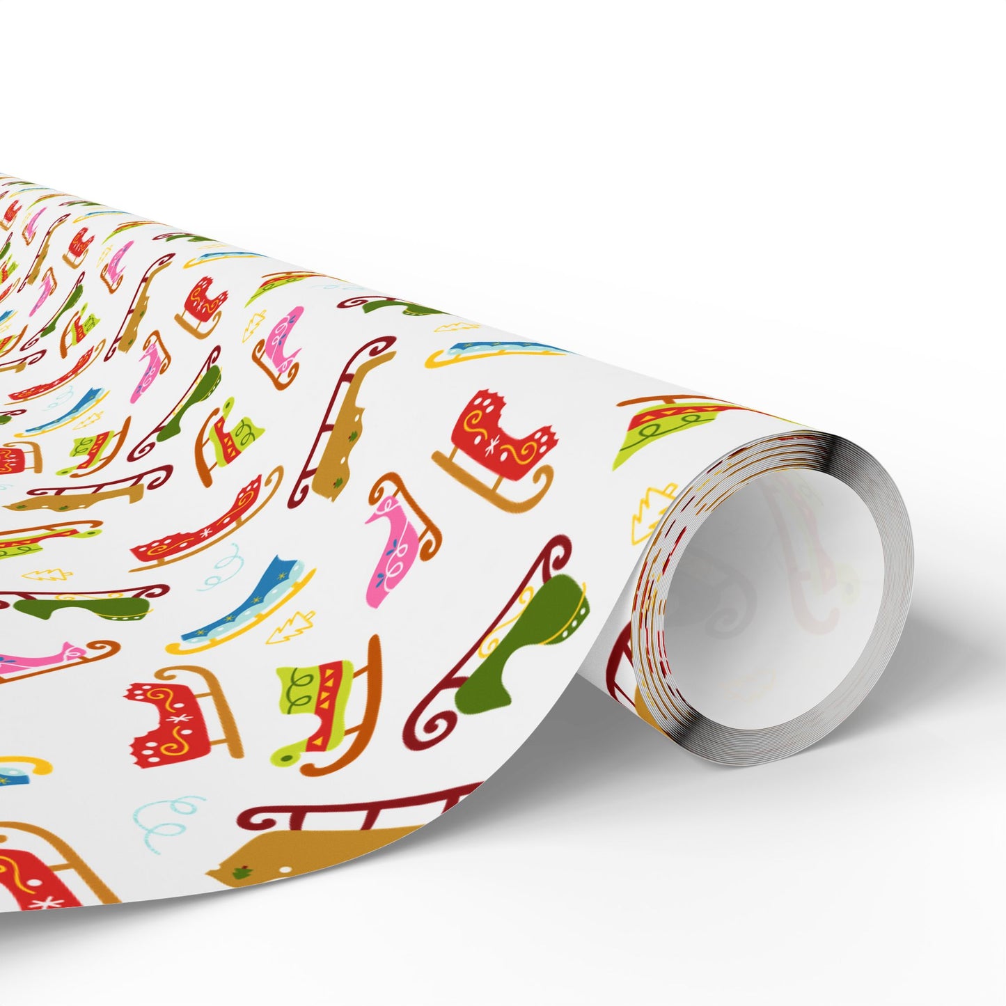Sleigh Ride Spectacle Wrapping Paper
