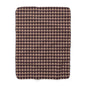 Diamond Bloom-Crimson & Plum Fleece Blanket