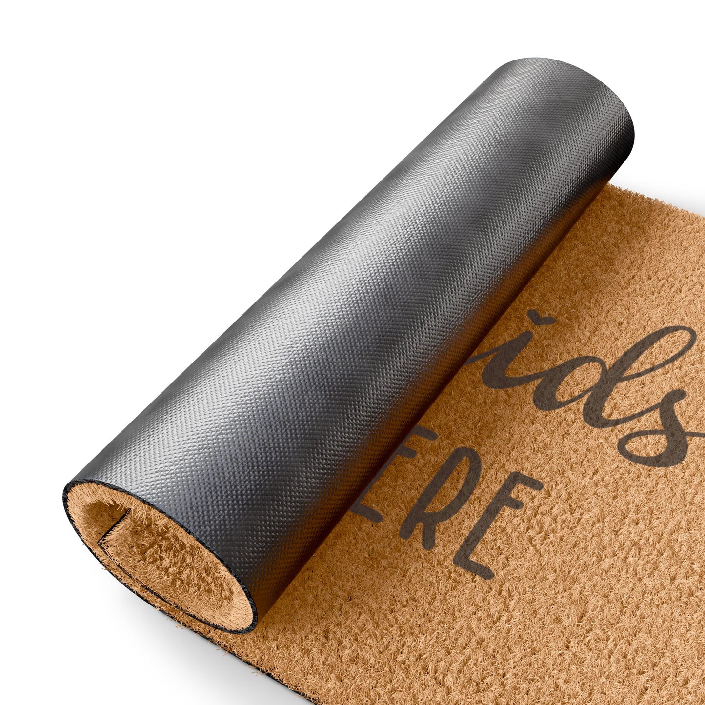 Grandkids Spoiled Here Coconut Fiber Doormat