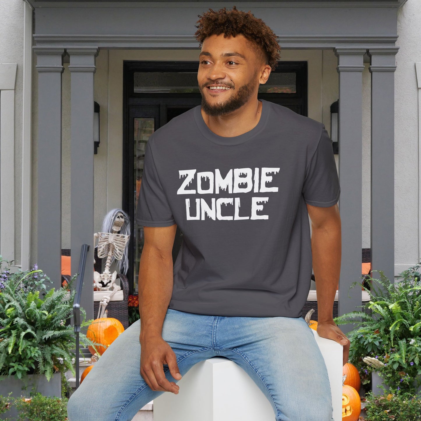 ""Zombie Uncle Adult T-shirt