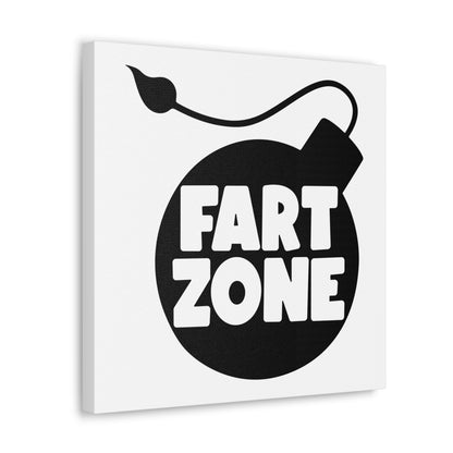 Fart Zone Canvas Square Wraps w/o Frame