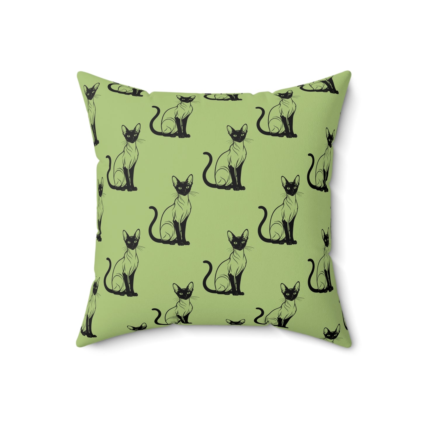 Siamese Charm – Sage Garden Throw Pillow
