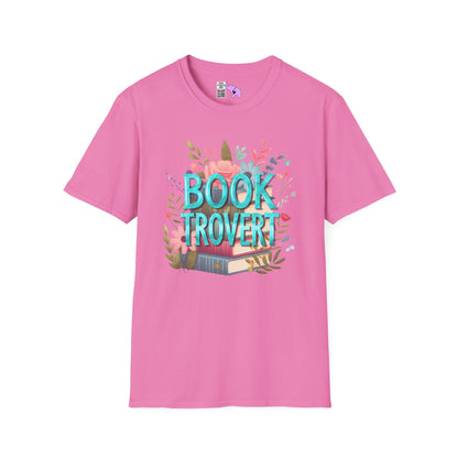 Booktrovert (Floral) Adult T-shirt