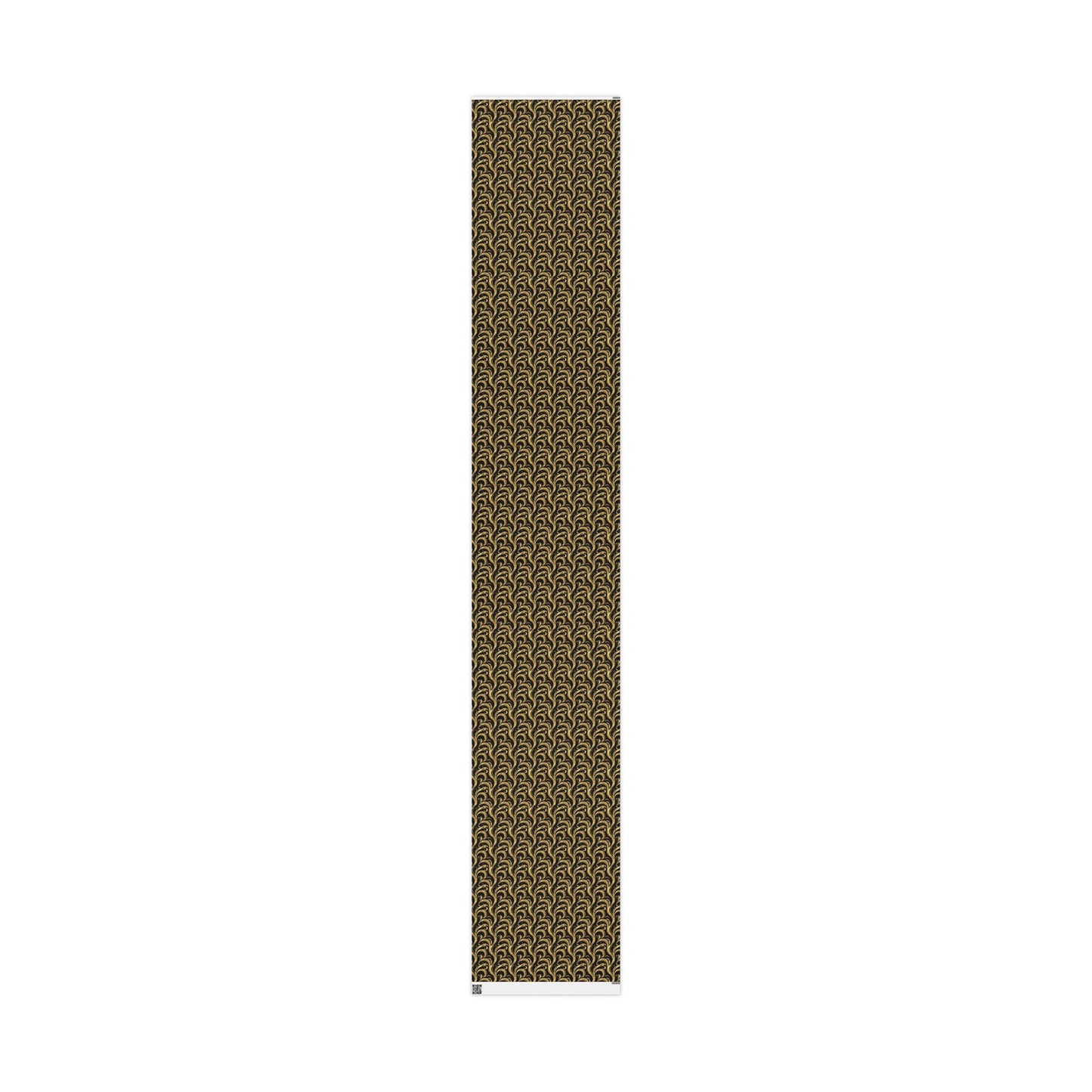 Black & Gold Luxe Swirl Wrapping Paper