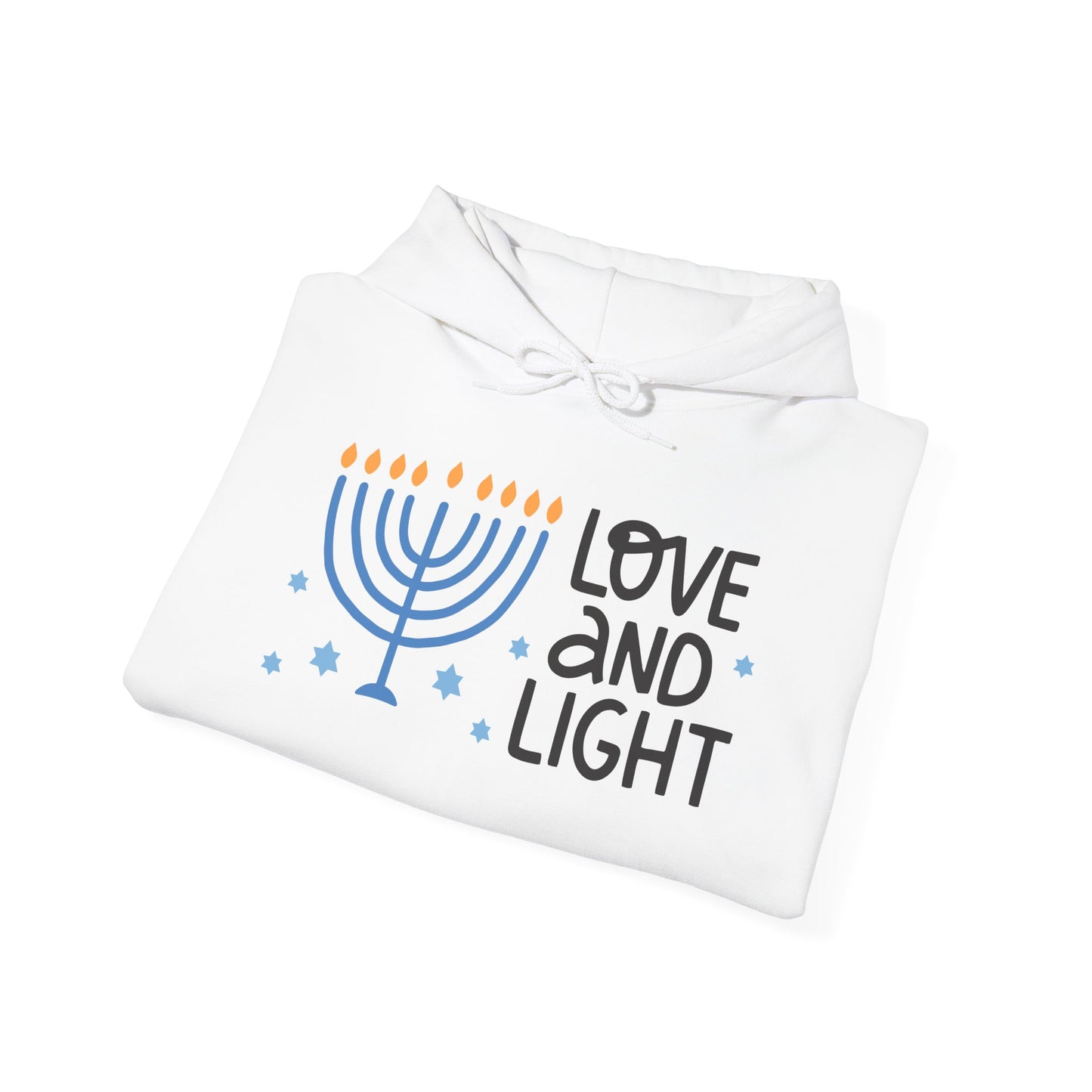 Hanukkah Love & Light Heavy Blend™ Hooded Sweatshirt