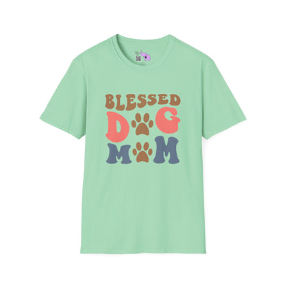 Blessed Dog Mom Adult T-shirt