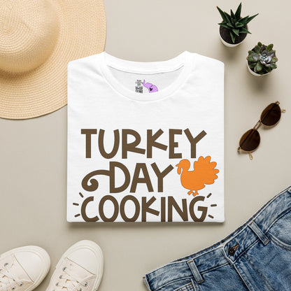 Turkey Day Cooking Crew Adult T-shirt