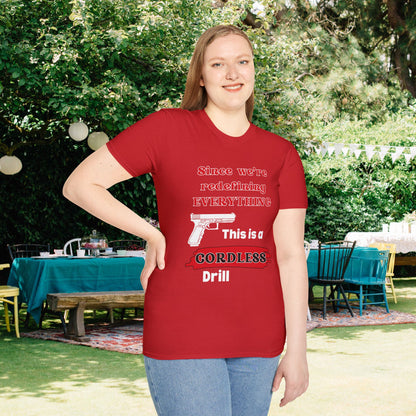 2A Redefining Gun as a Cordless Drill Adult T-shirt