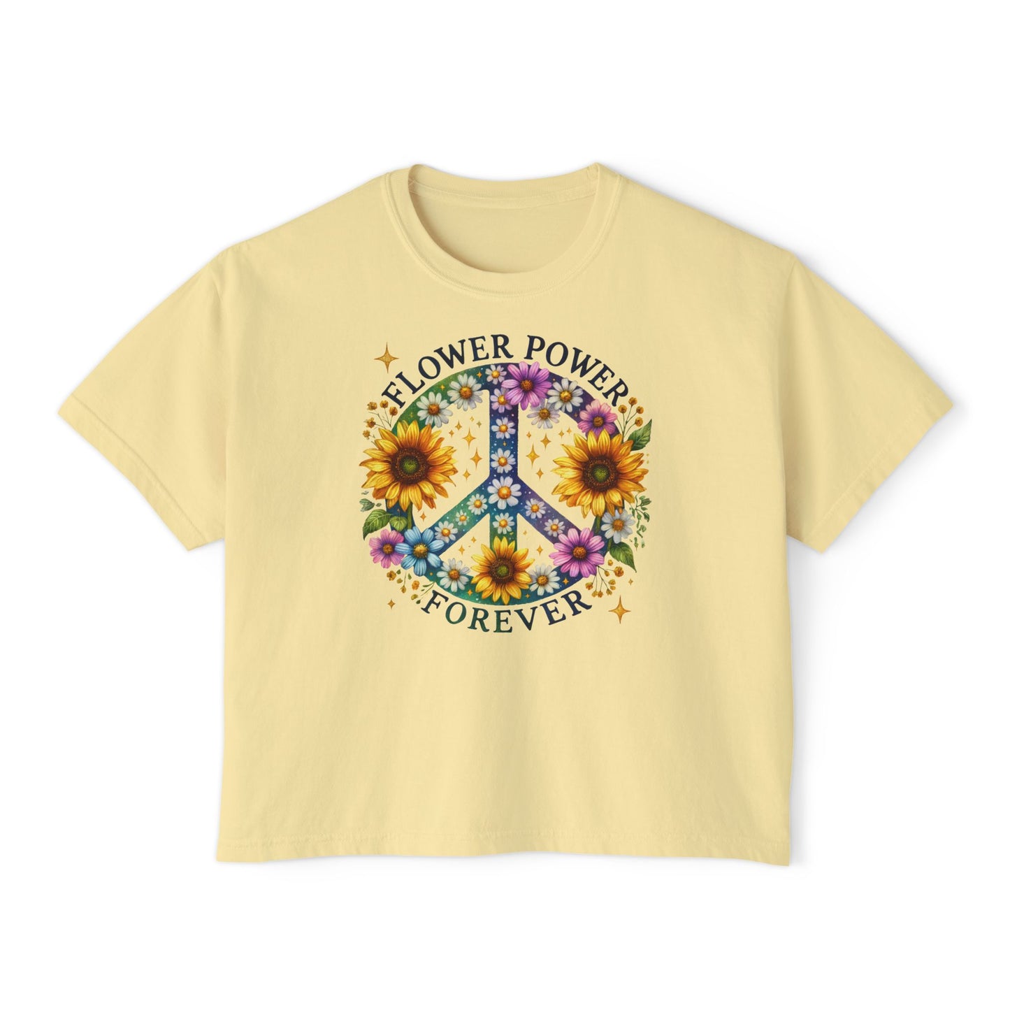 Flower Power Forever Women's Boxy Tee