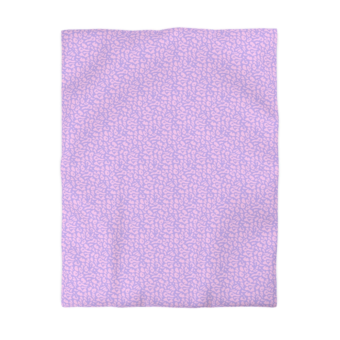 Cotton Candy Cheetah Microfiber Duvet Cover