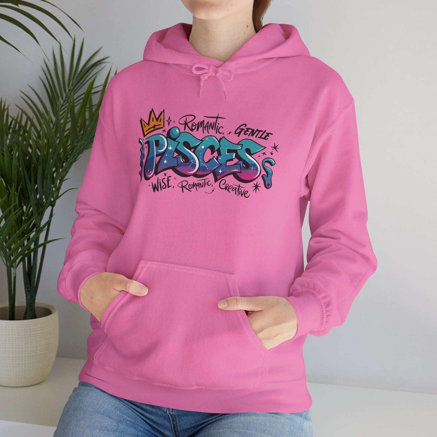 Pisces Street Art Heavy Blend™ Hooded Sweatshirt