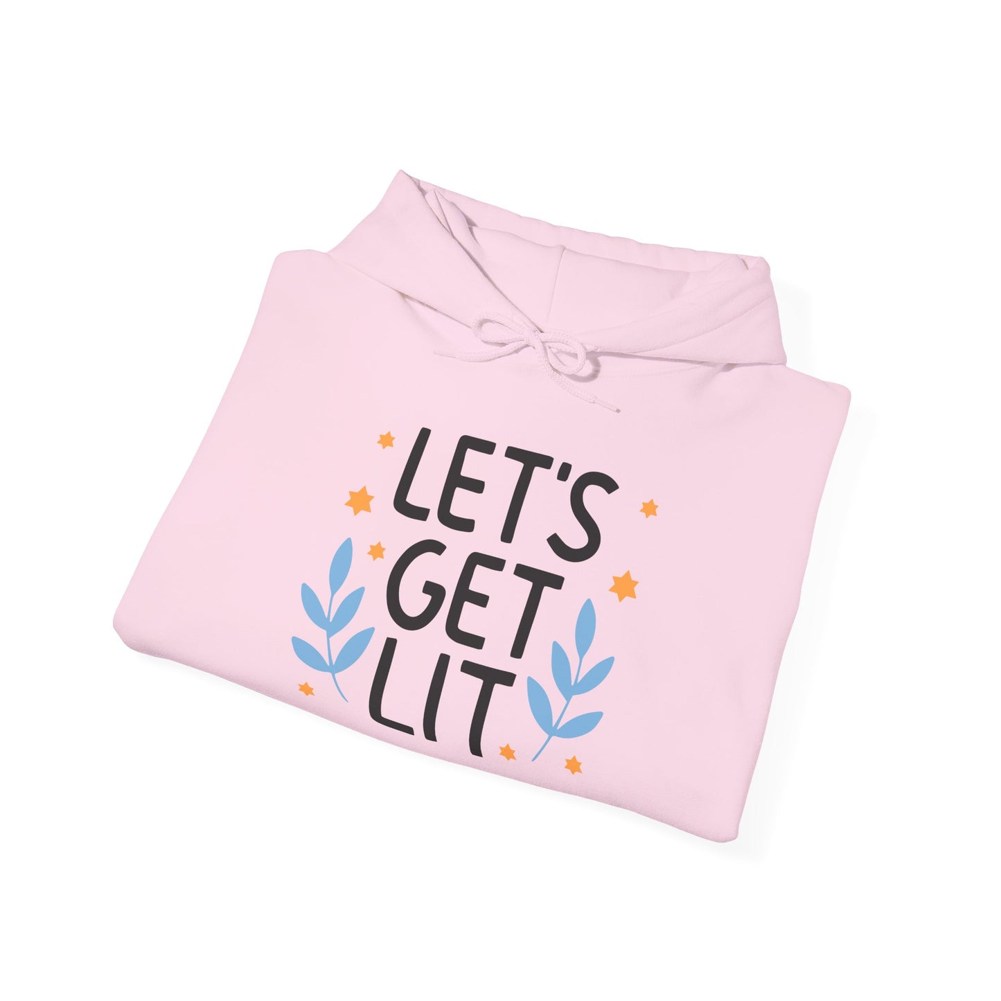 Hanukkah Let's Get Lit Heavy Blend™ Hooded Sweatshirt