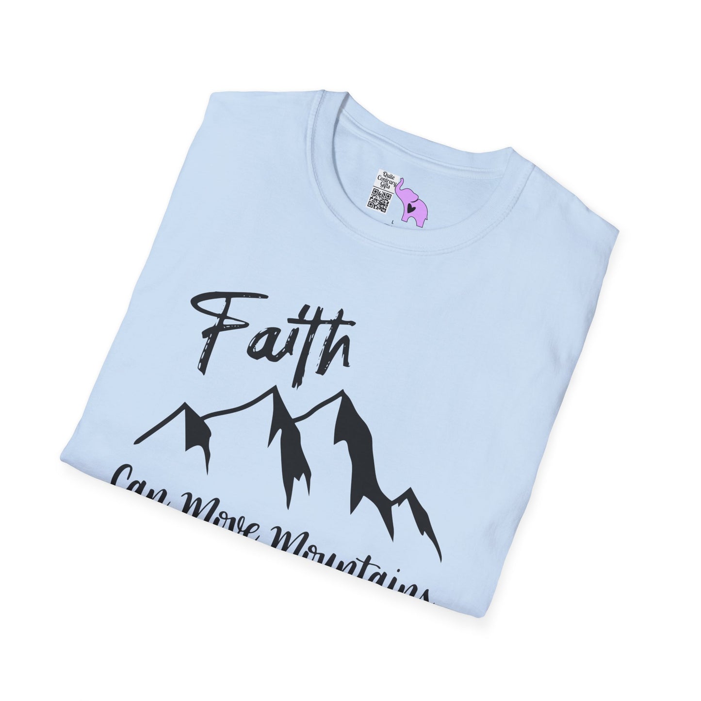 Faith Can Move Mountains Adult T-shirt