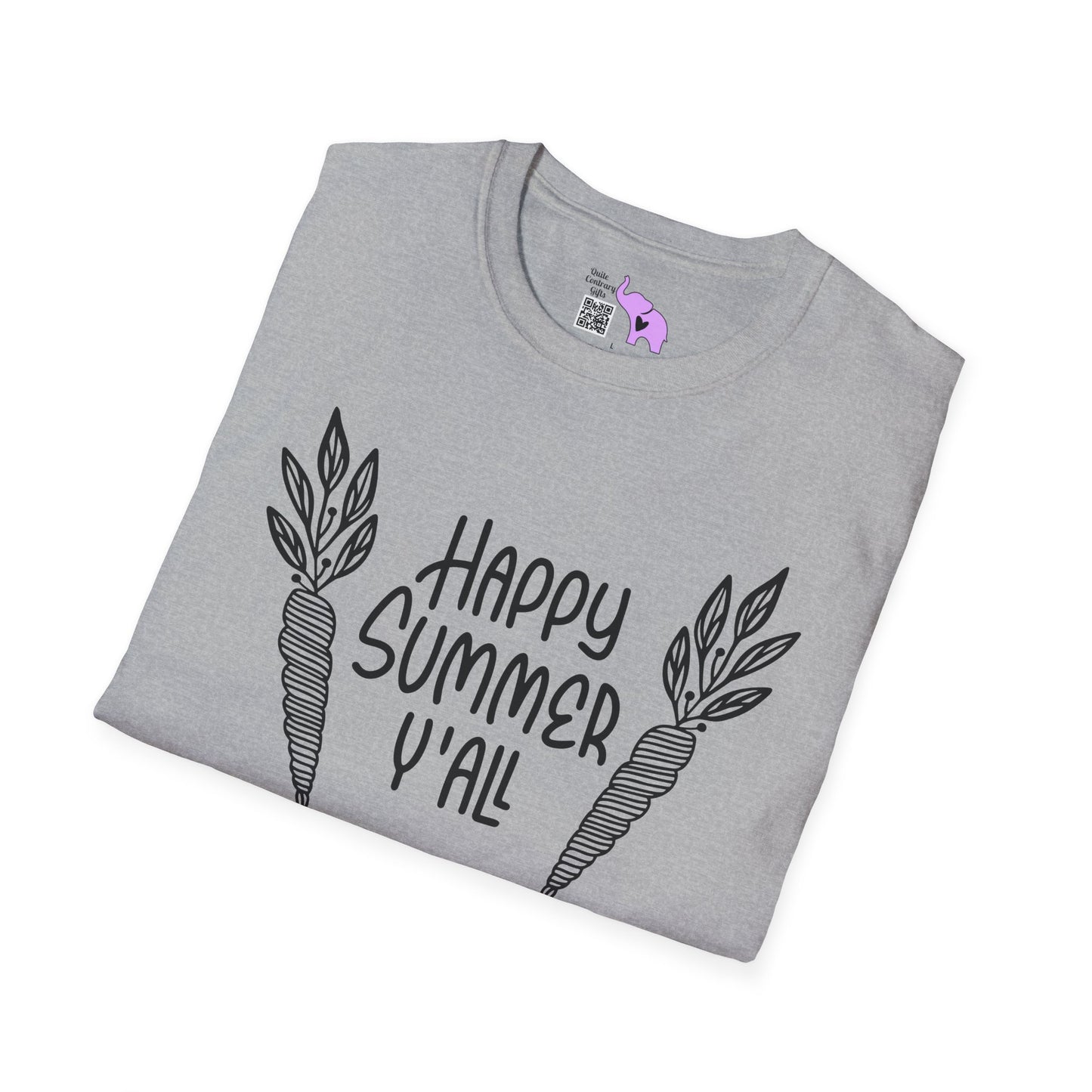 Happy Summer Y'all Adult T-shirt