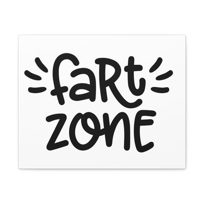 Fart Zone Canvas Horizontal Wraps w/o Frame