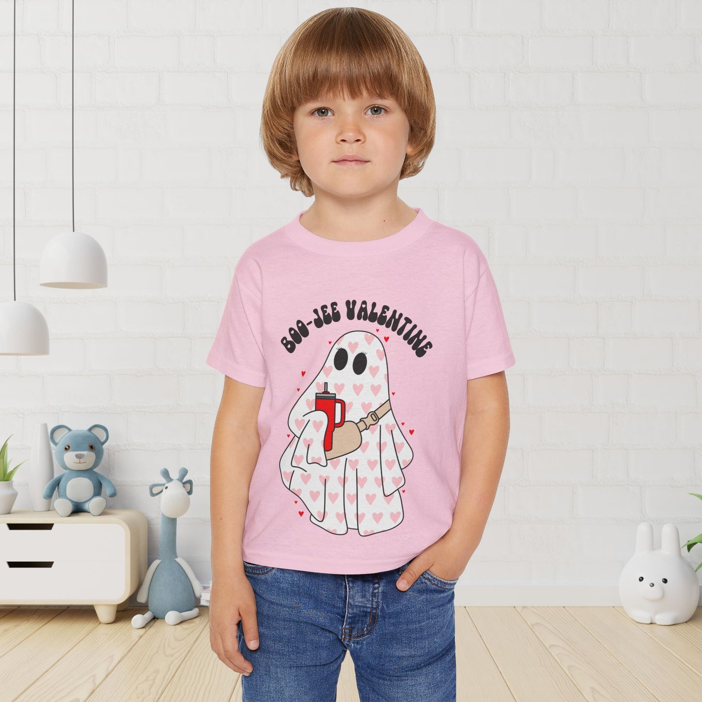 Boo Jee Ghost Heavy Cotton™ Toddler T-shirt