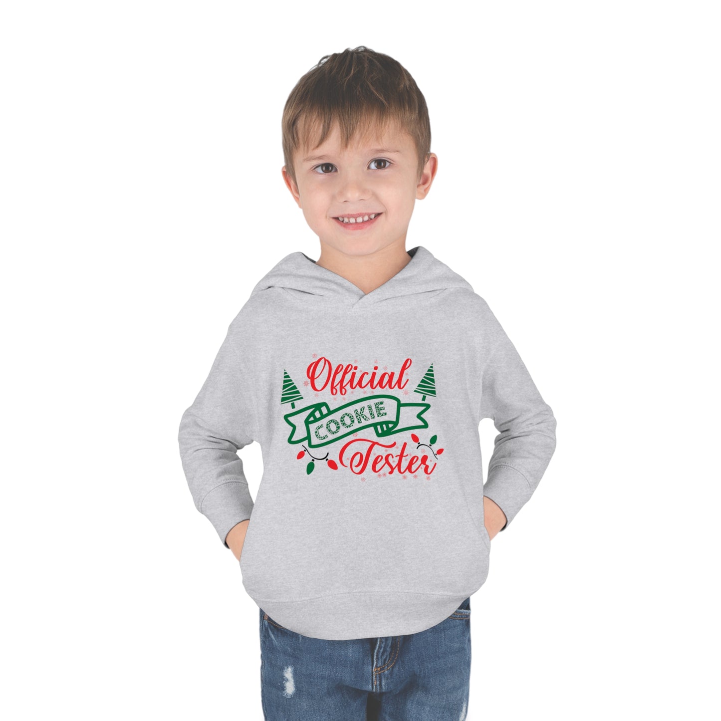 Official Cookie Tester Toddler Pullover Fleece Hoodie