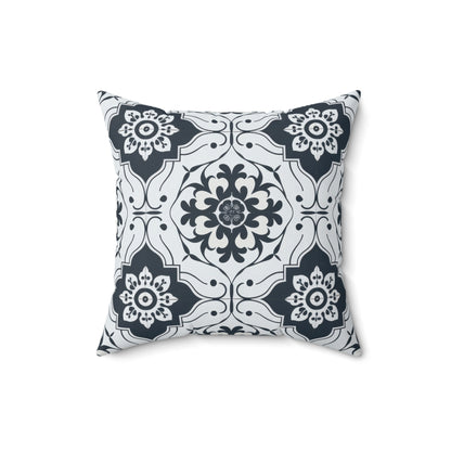 Lisbon Noir Throw Pillow