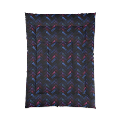 Velvet Angles Print Basic Bedding Set