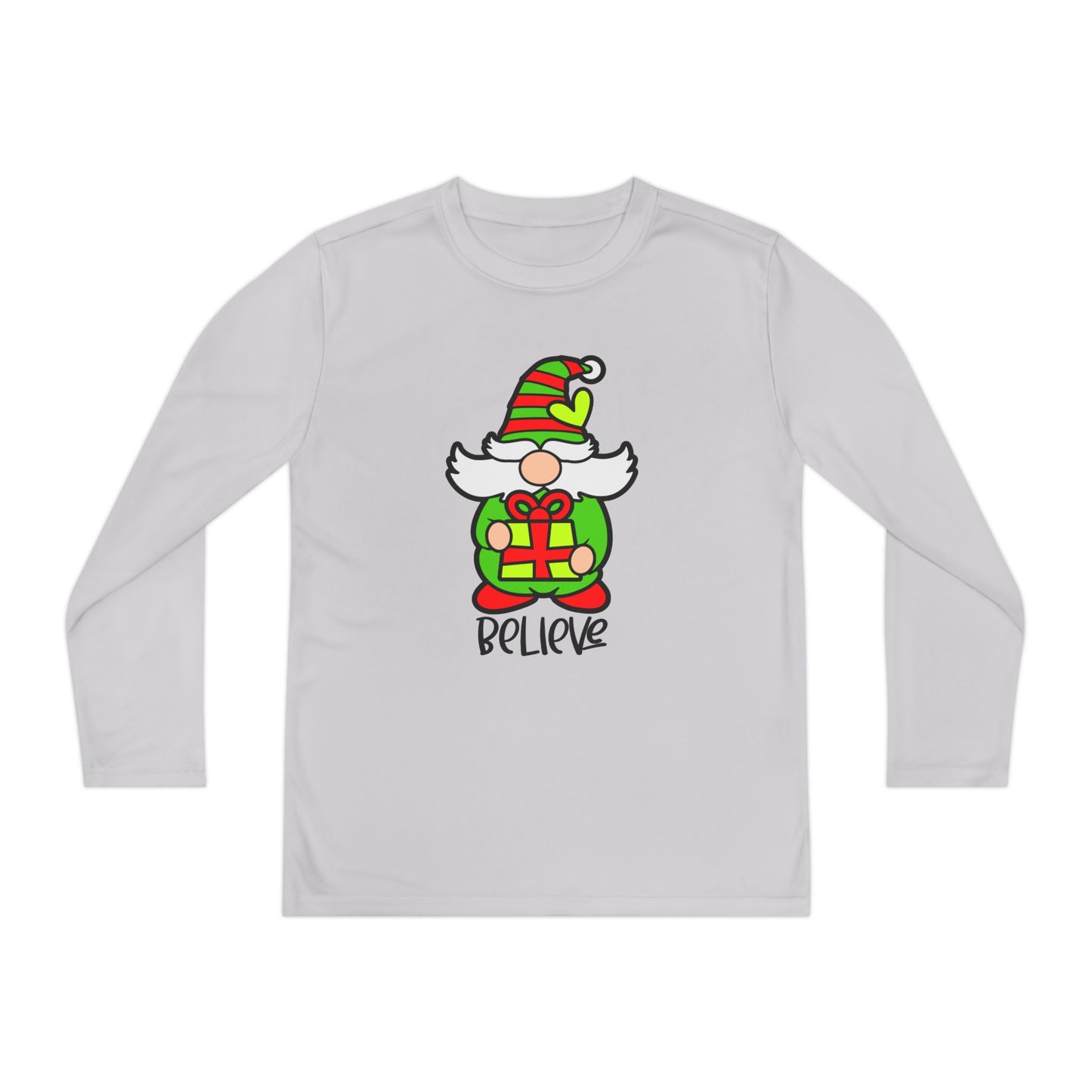 Believe Gnome Youth Long Sleeve Tee