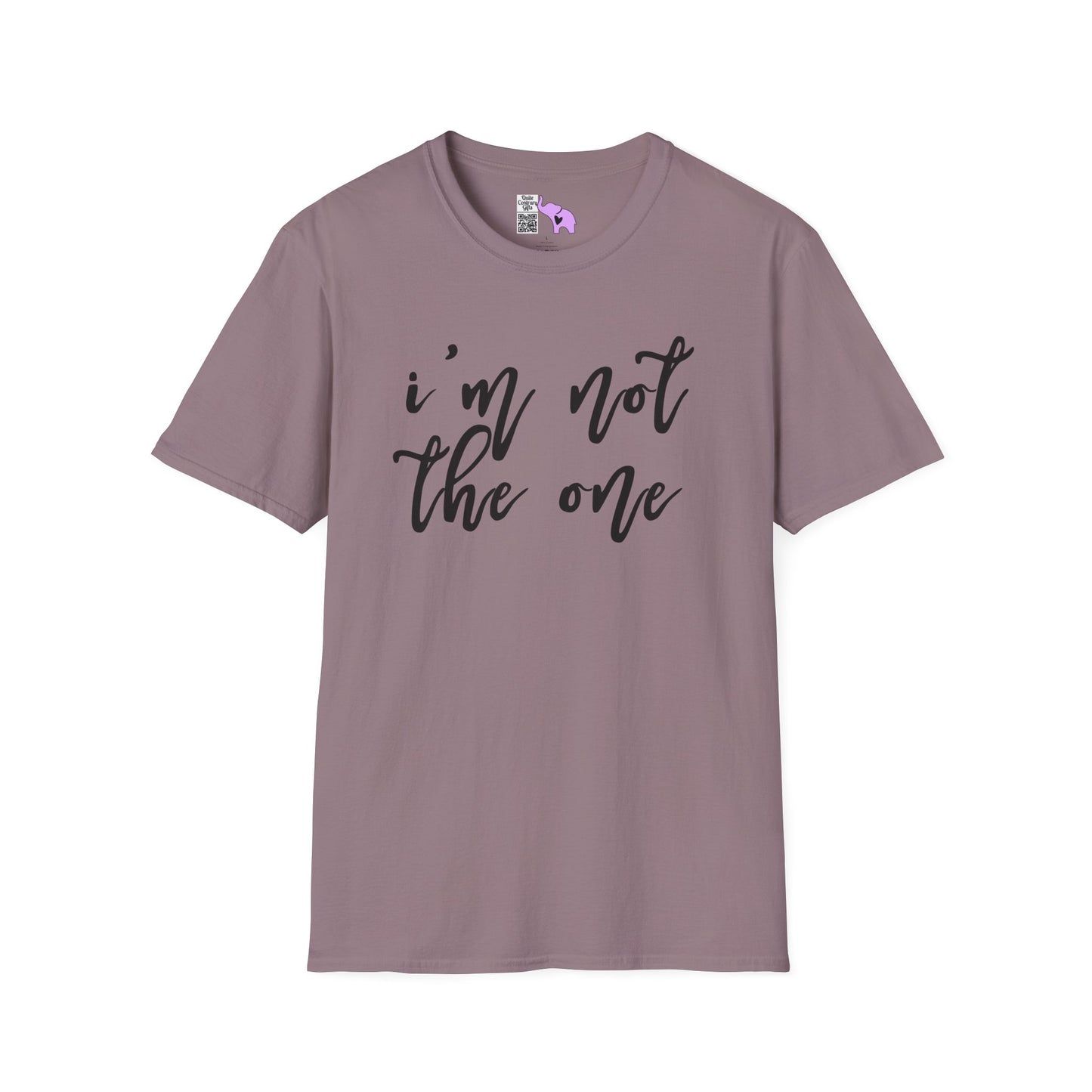 I'm Not The One Adult T-shirt