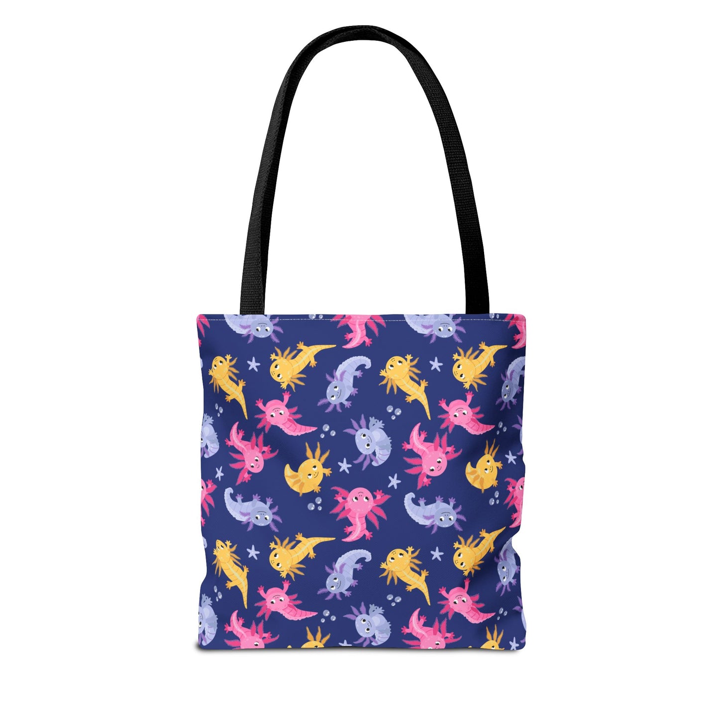 Axolotl Lagoon Canvas Tote Bag