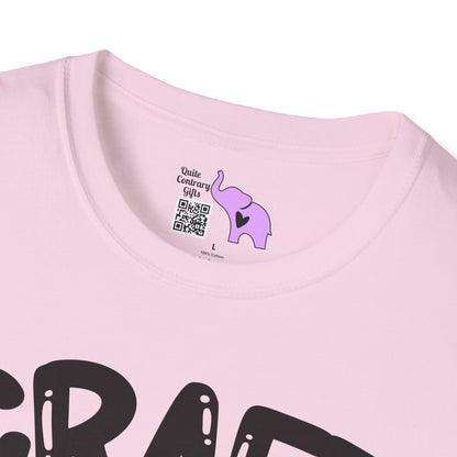 Craft First Talk Later Adult T-shirt