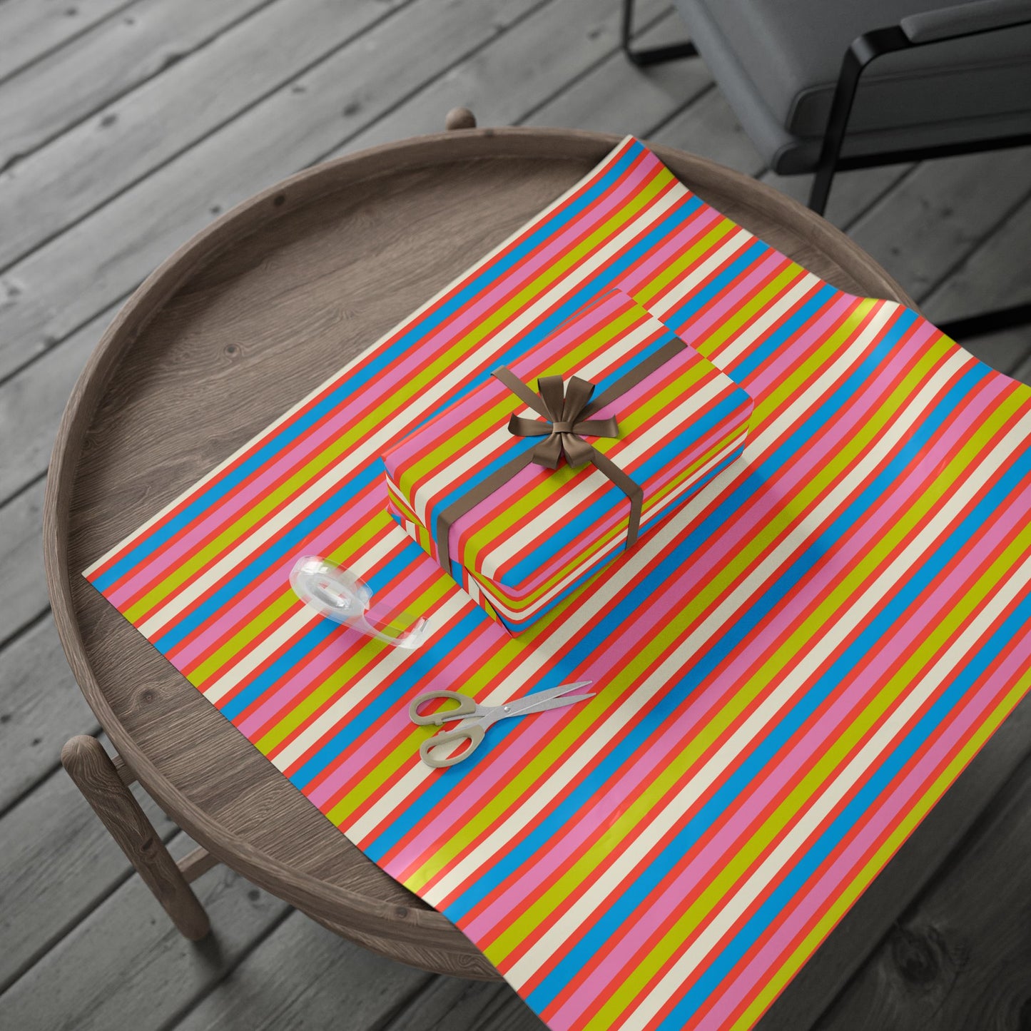 Colorful Trails Wrapping Paper