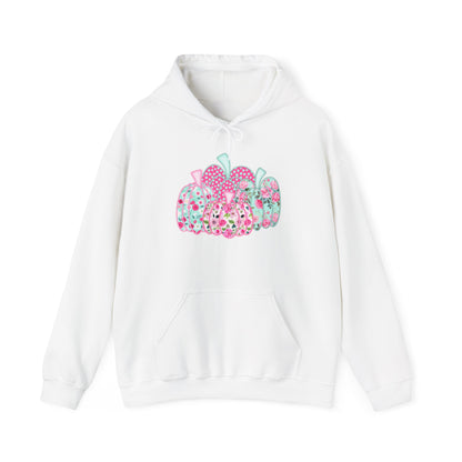 Floral Pumpkins Heavy Blend™ Hooded Sweatshirt