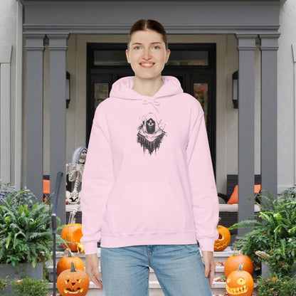 Creepy Ghost Heavy Blend™ Hooded Sweatshirt