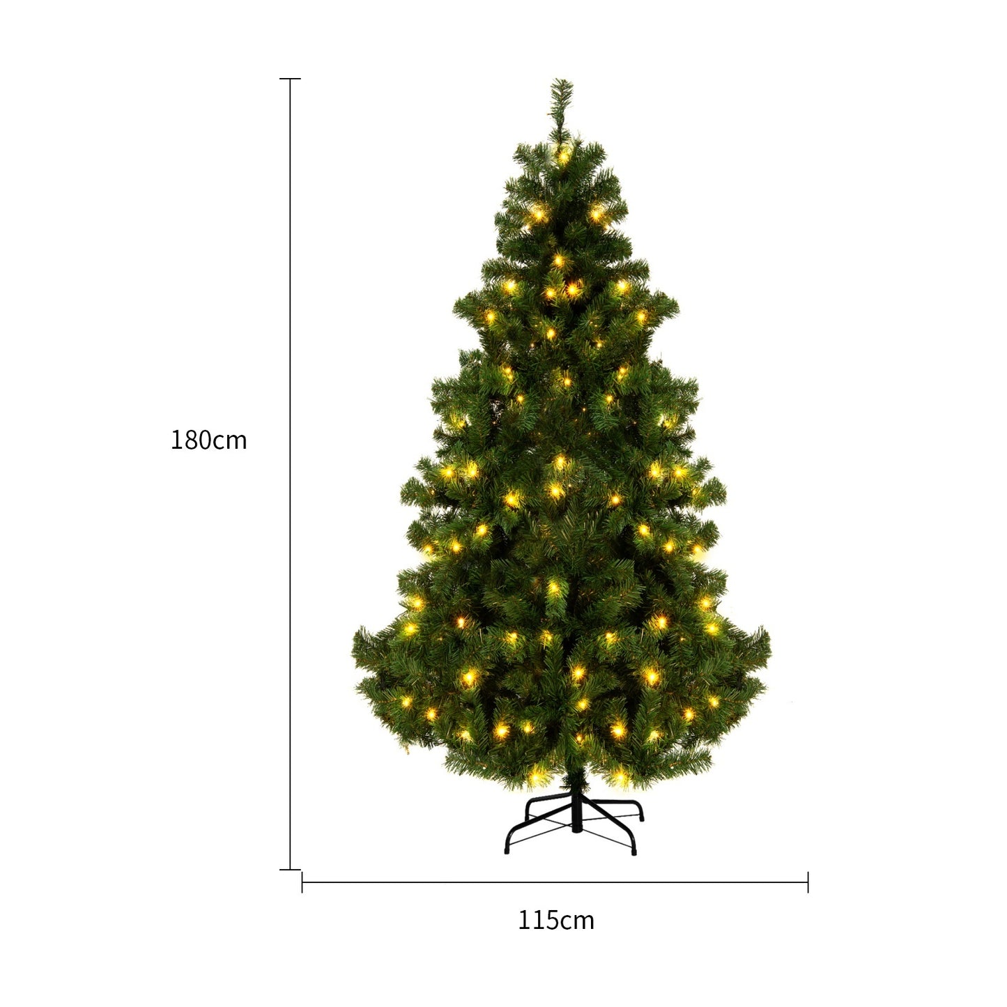Artificial Pre-Lit Christmas Tree/Artificial Snow Tree 6ft/7.5ft